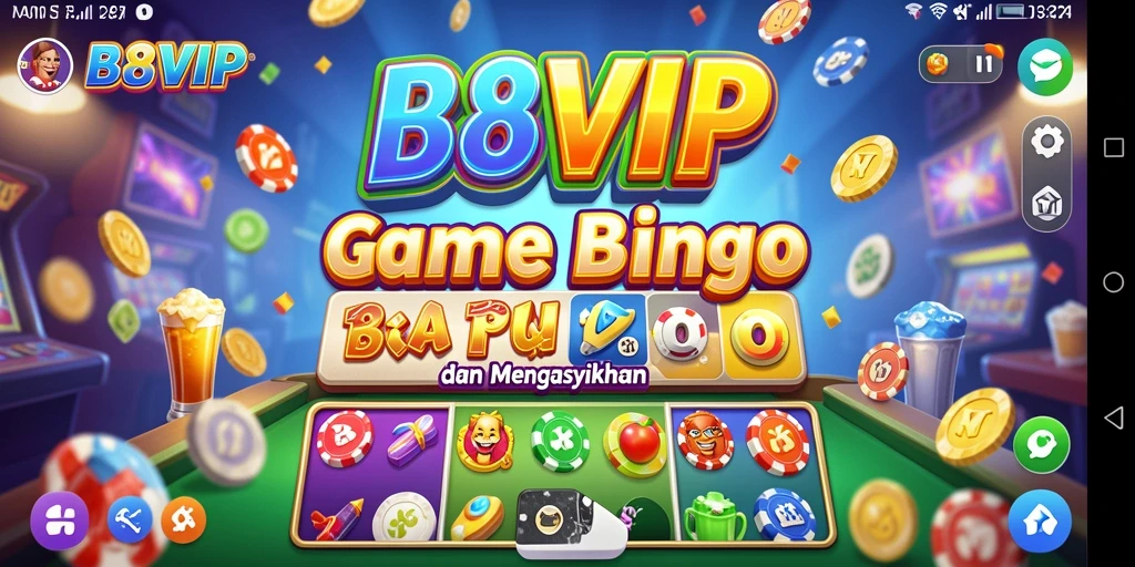 Tampilan gameplay Bingo yang menarik di B8VIP.