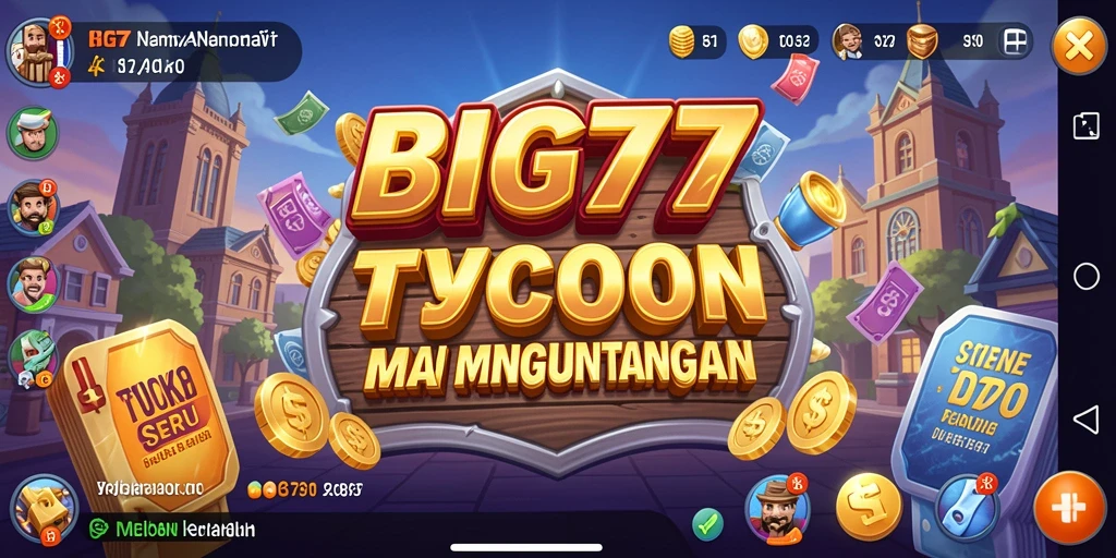 Tampilan menarik dari gameplay Tycoon di BIG77.