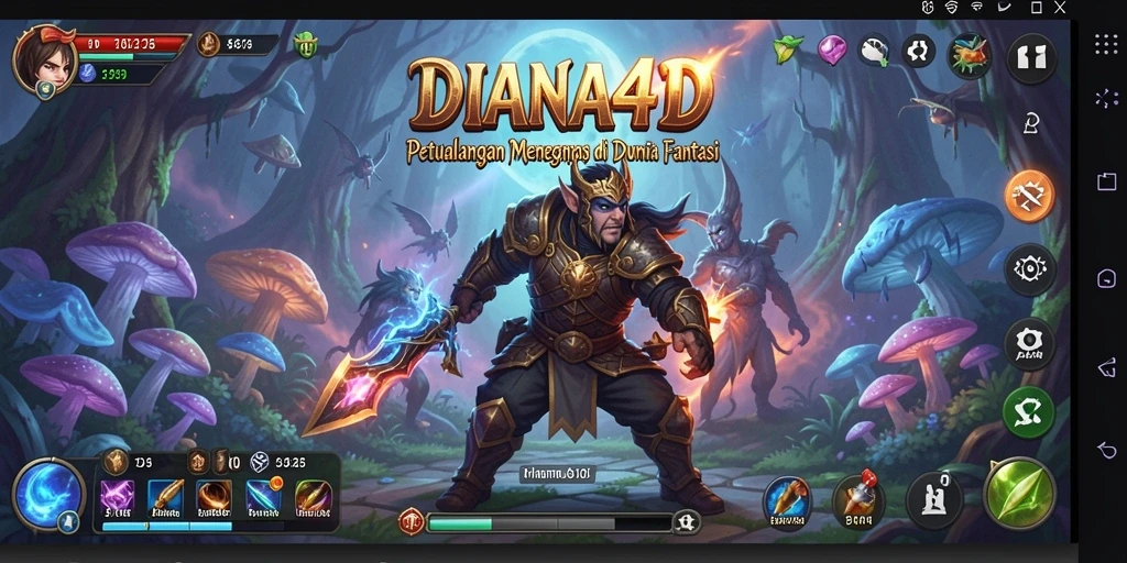 Tampilan gameplay <strong>DIANA4D</strong> yang menakjubkan di dunia petualangan.