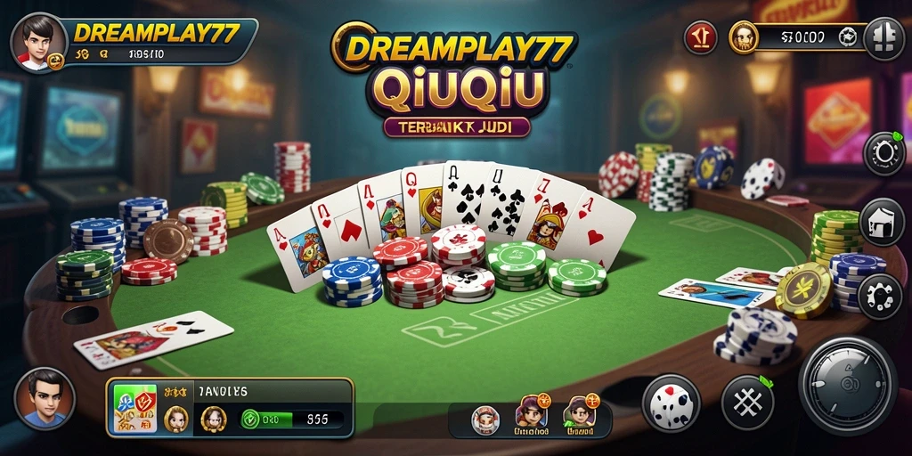 Tampilan gameplay QiuQiu yang mendebarkan dan interaktif.