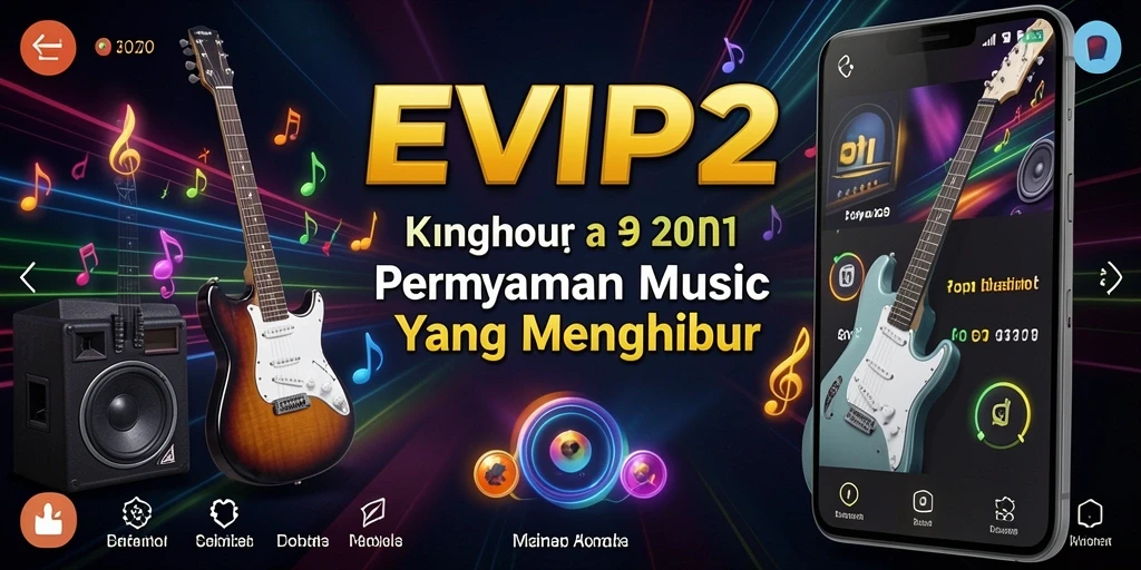 Tampilan gameplay seru dari EVIP2 yang penuh musik.
