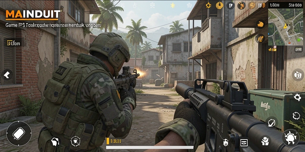 Tampilan seru gameplay MAINDUIT yang menegangkan saat beraksi.