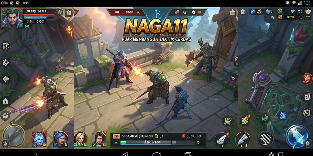 Tampilan gameplay strategi yang mendalam dari NAGA11.