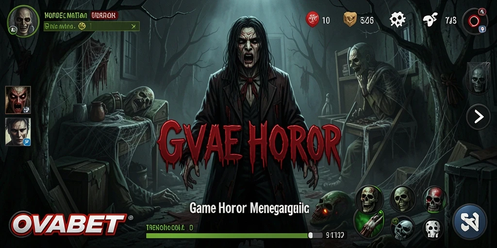 Tangkapan layar menampilkan momen menegangkan dalam gameplay horor.