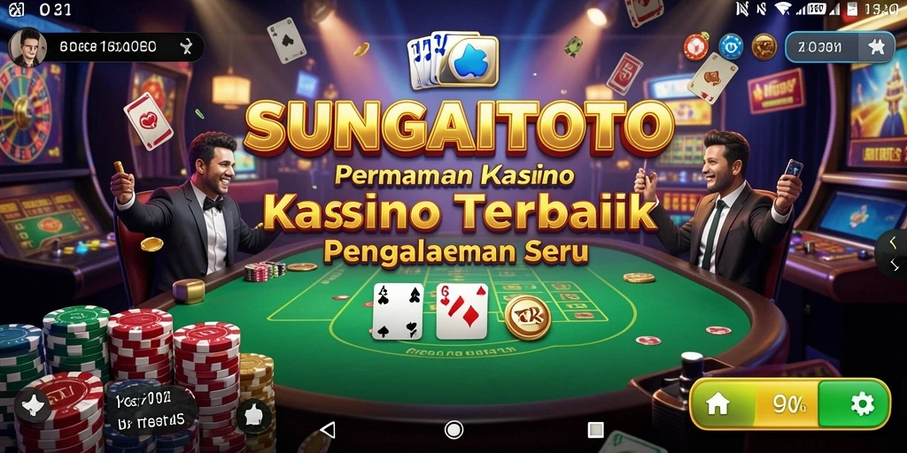 Tampilan menarik gameplay SUNGAITOTO di kasino virtual.
