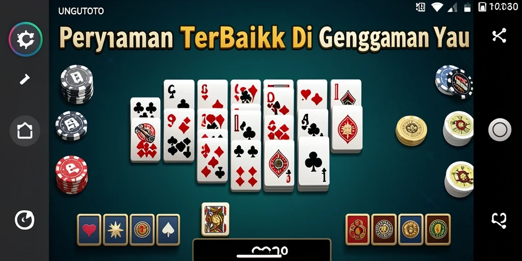 Screenshot utama UNGUTOTO menampilkan gameplay seru permainan Domino.