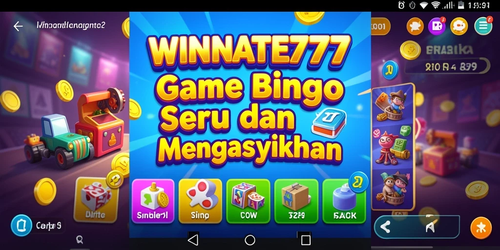 Tampilan gameplay Bingo yang seru dan menarik di WINRATE777.