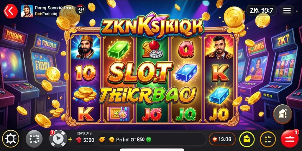 Tampilan gameplay ZK7 yang menarik dan penuh warna.