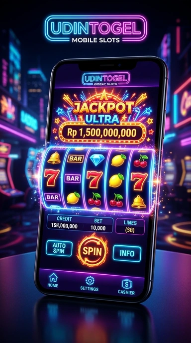 Tampilan utama aplikasi udintogel yang menarik.